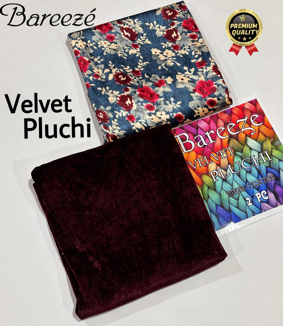 2pc VELVET PLUCHI