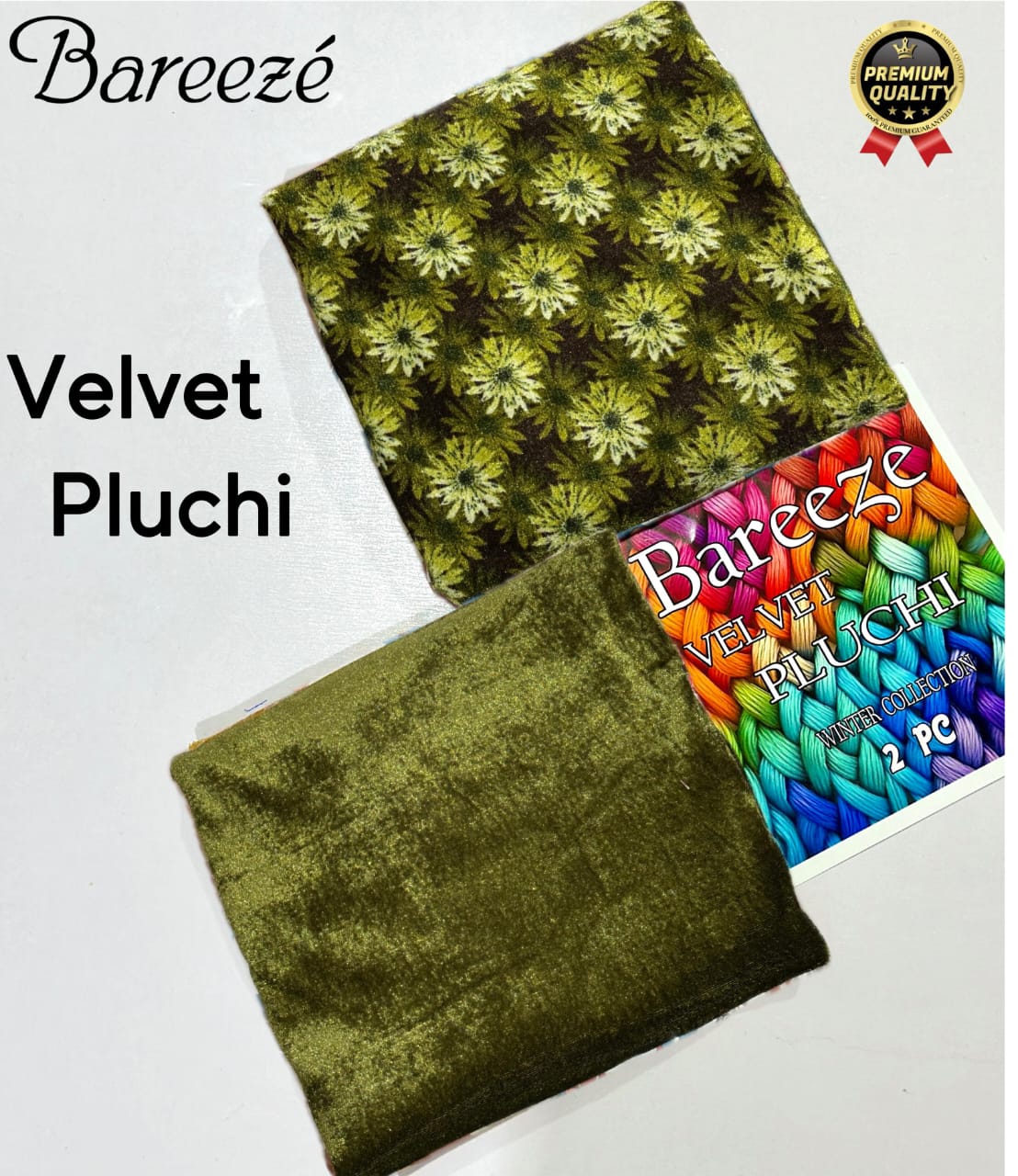 2pc VELVET PLUCHI
