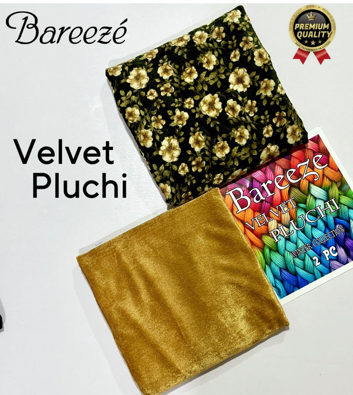 2pc VELVET PLUCHI