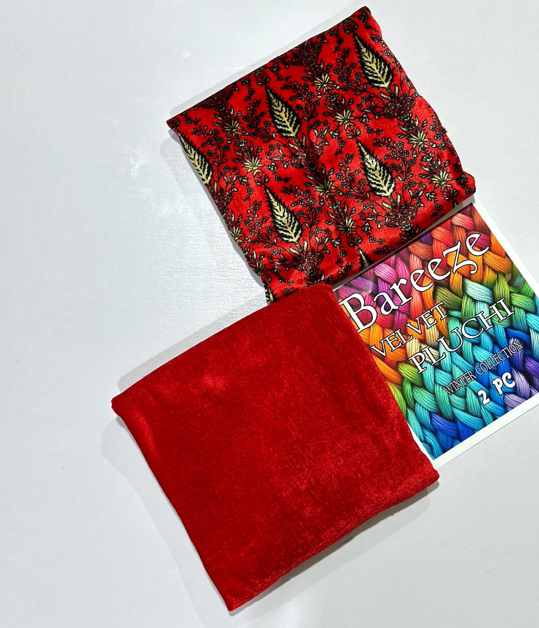 2pc VELVET PLUCHI