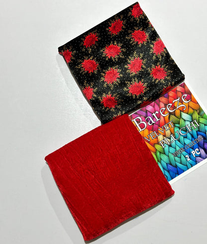 2pc VELVET PLUCHI