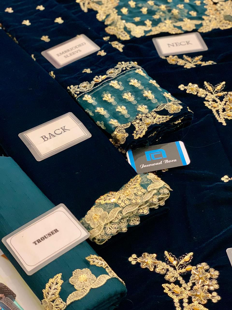 Baroque Velvet Embroidered