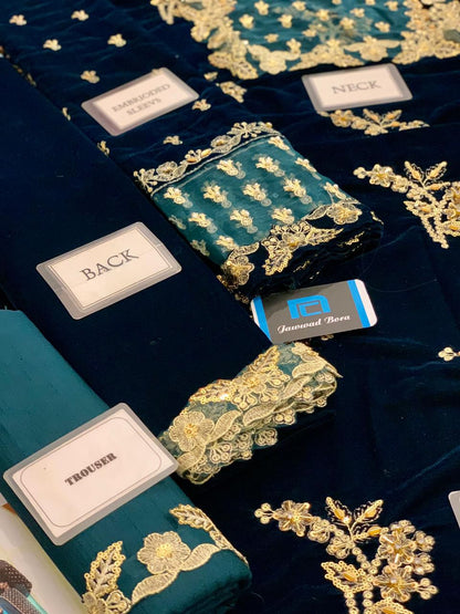 Baroque Velvet Embroidered