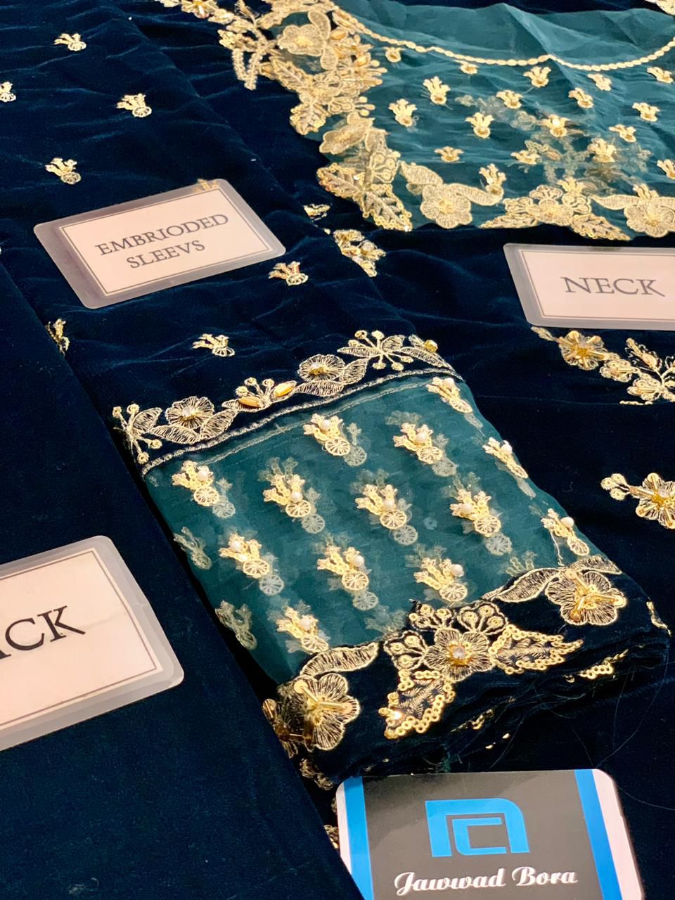 Baroque Velvet Embroidered