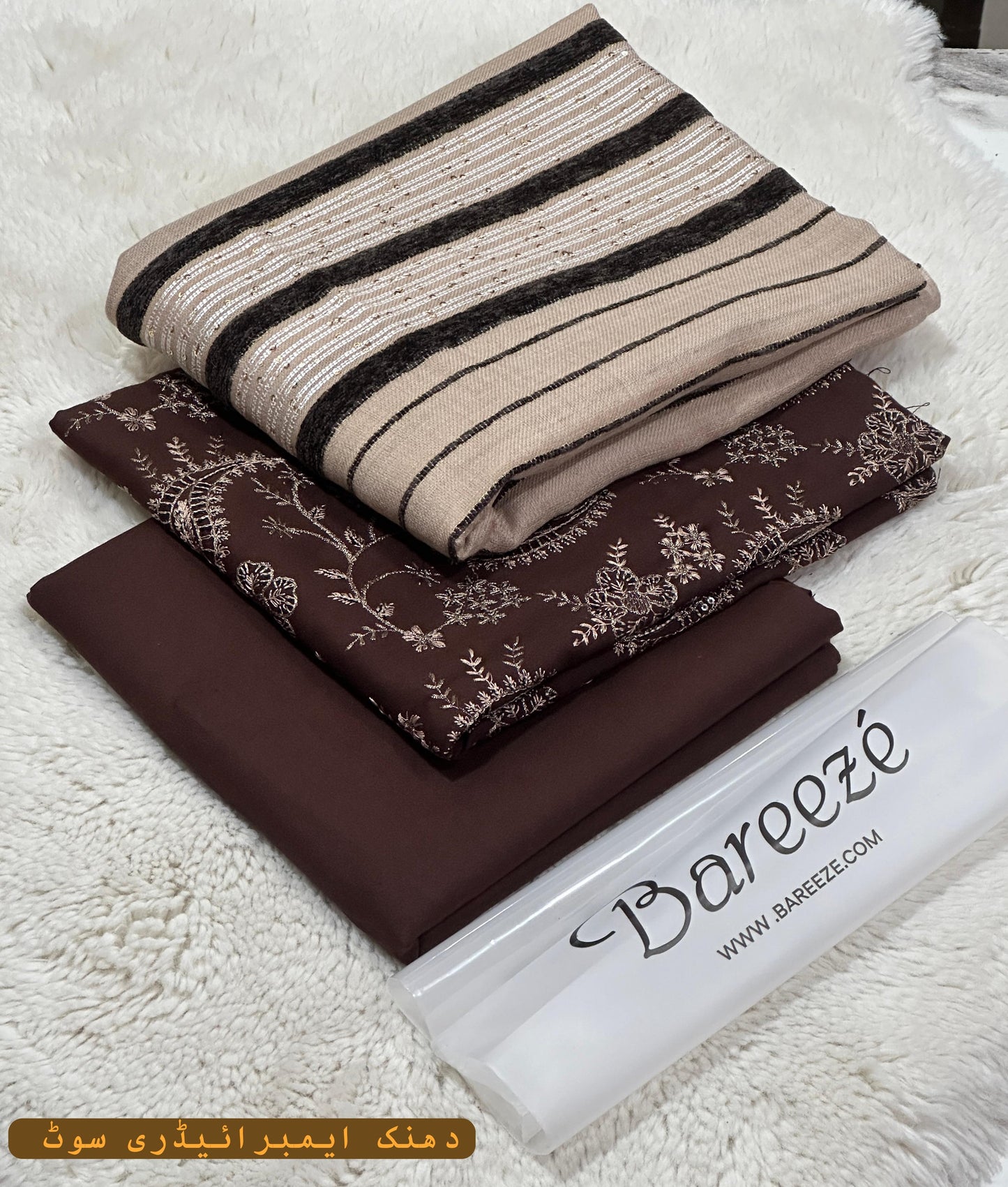 3pc BAREEZE  DHANAK