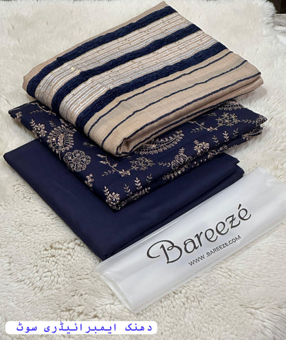 3pc BAREEZE  DHANAK
