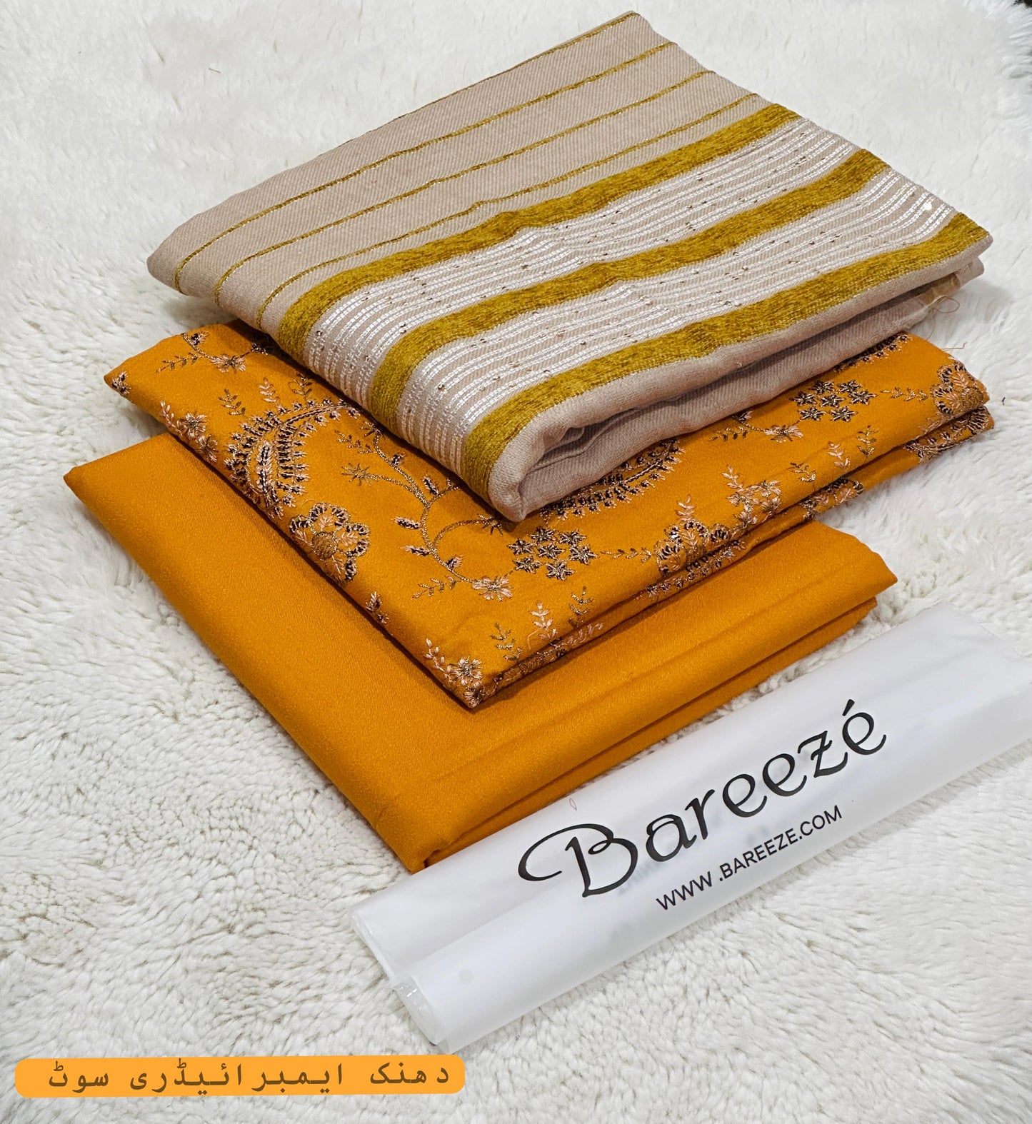 3pc BAREEZE  DHANAK