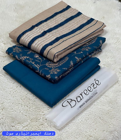 3pc BAREEZE  DHANAK