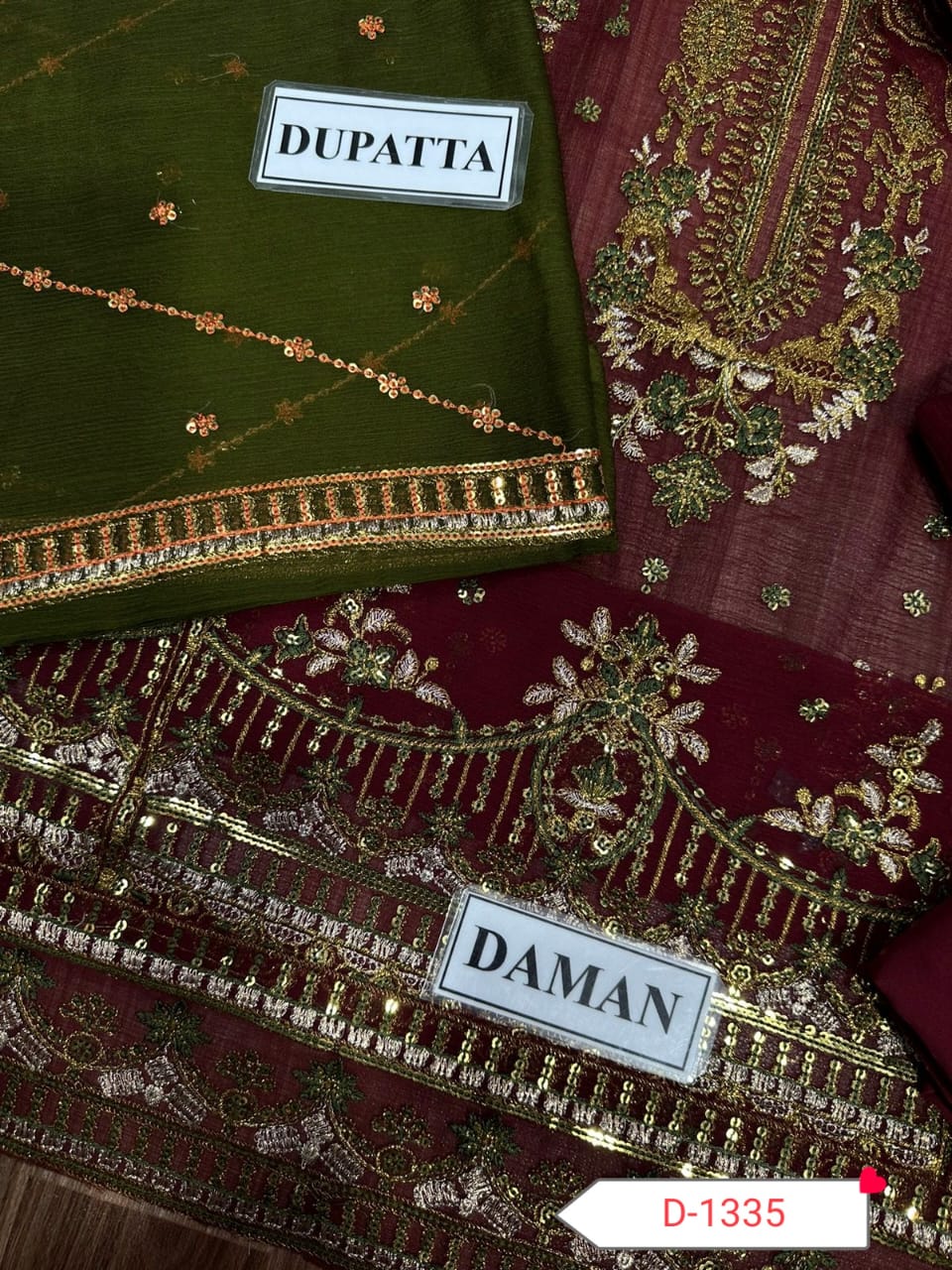 wedding embroidered