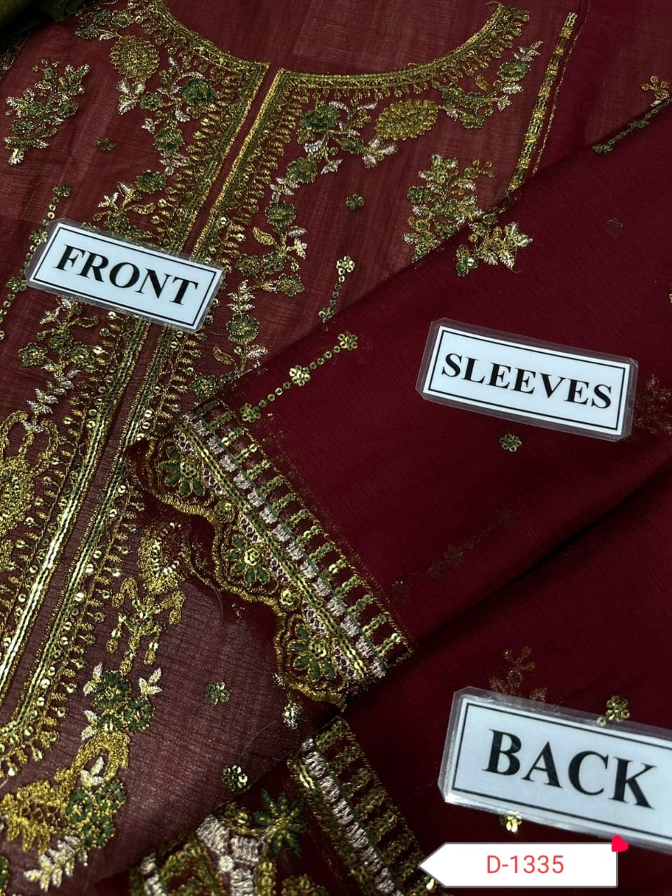 wedding embroidered