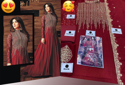 :Indian chiffon maxi