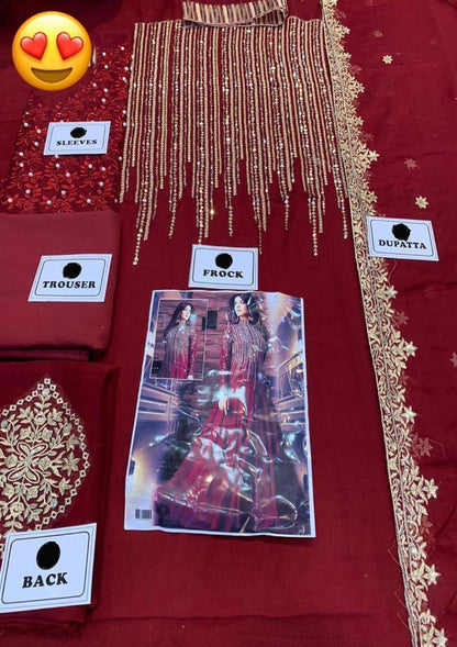 :Indian chiffon maxi