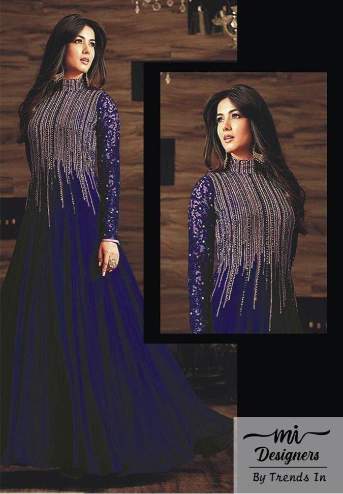 :Indian chiffon maxi