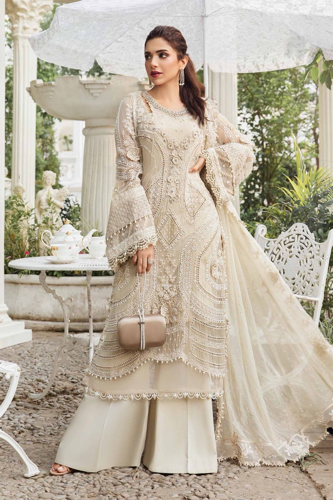 Maria B Chiffon Suit