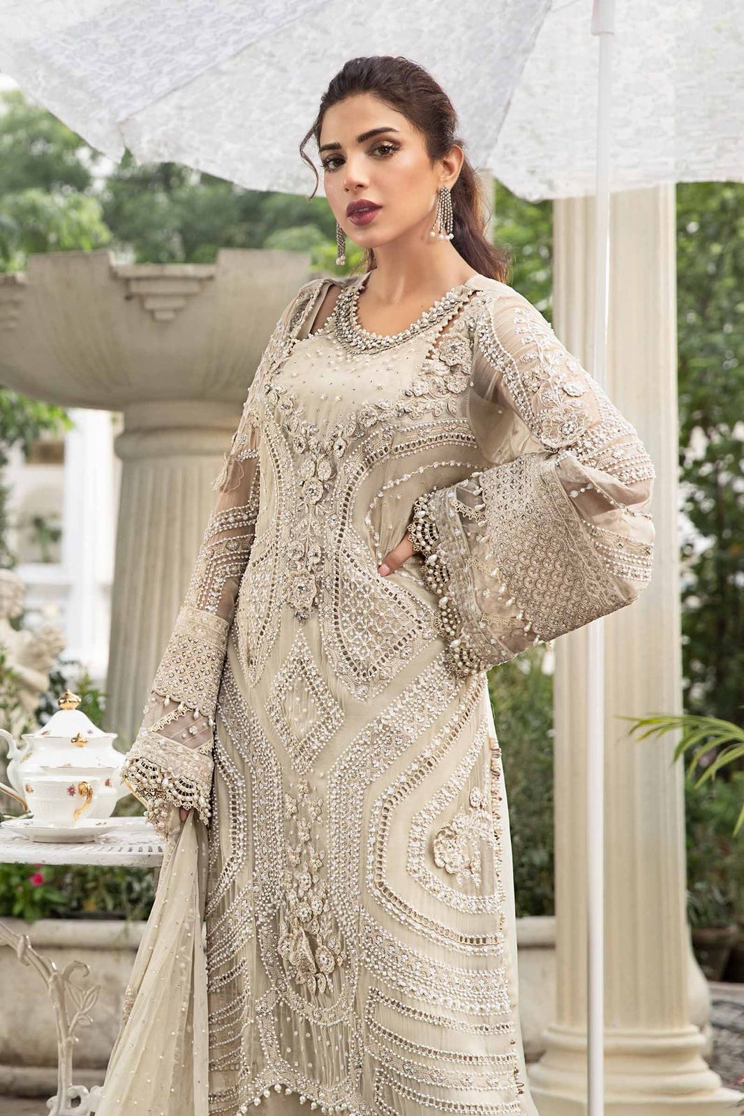 Maria B Chiffon Suit