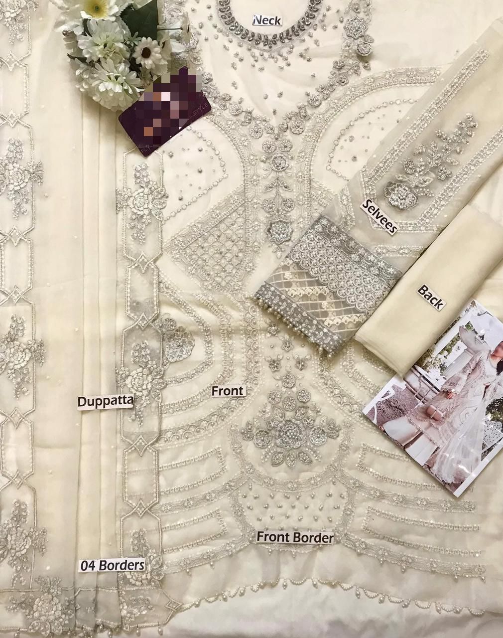 Maria B Chiffon Suit frock