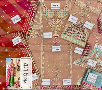 Front Sequence Embroidered