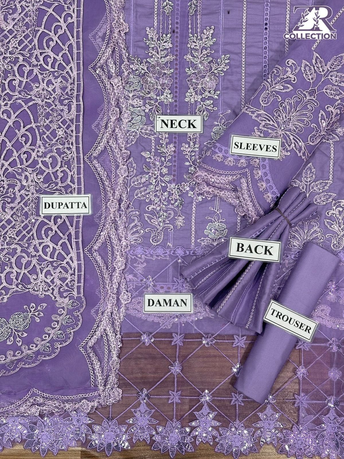 MARIA B Cotton & Organza