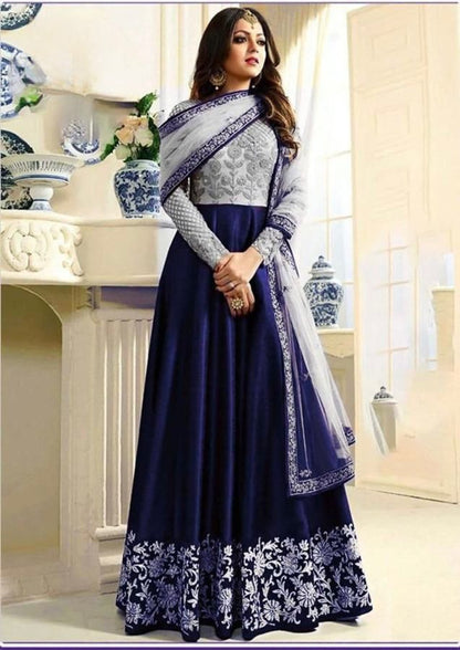 IMROZI net masoori & chiffon emb unstitced 3pc✓