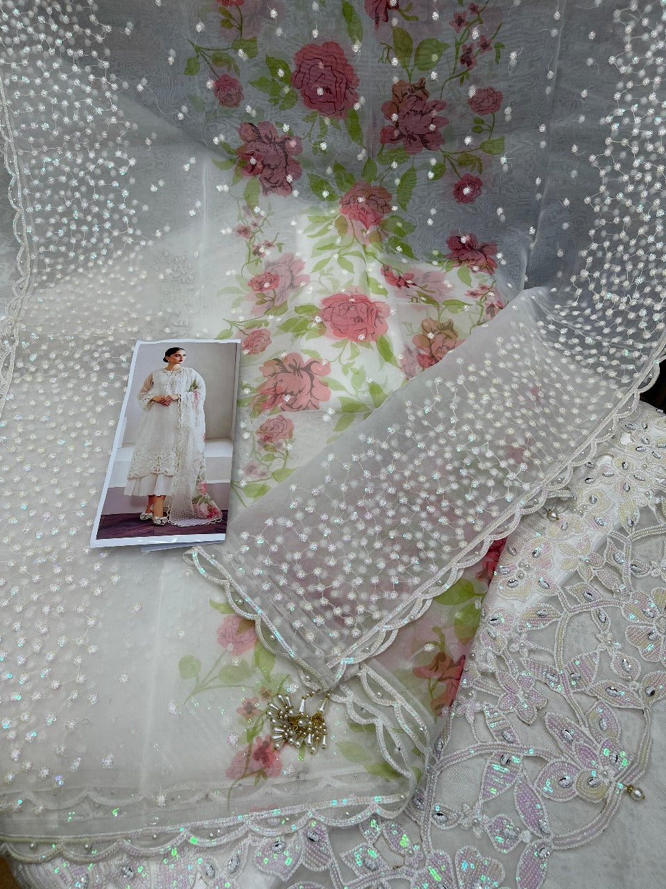 BAROQUE CHANTELLE ORGANZA EMBROIDERED