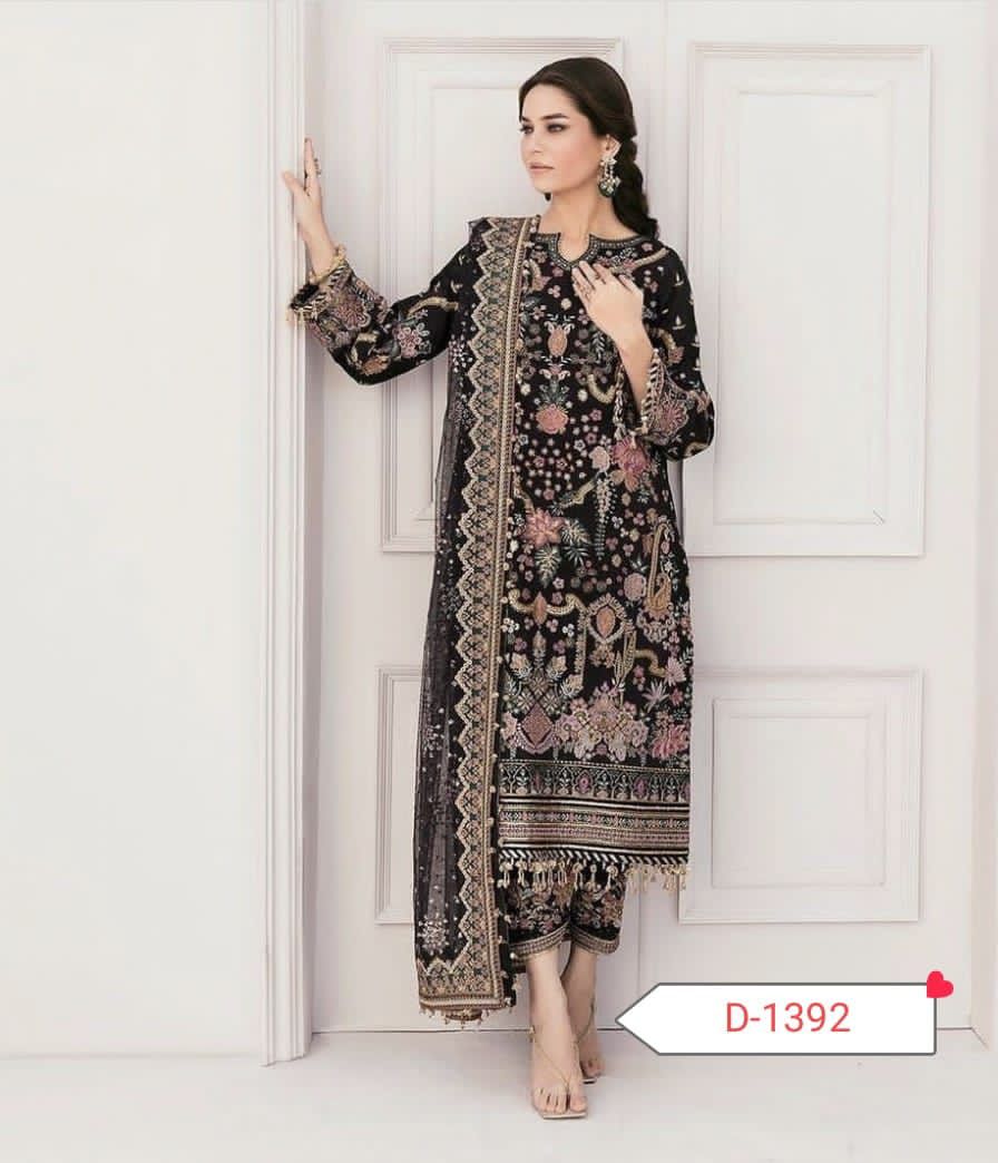 Baroque Heavy Embroidered Addawork