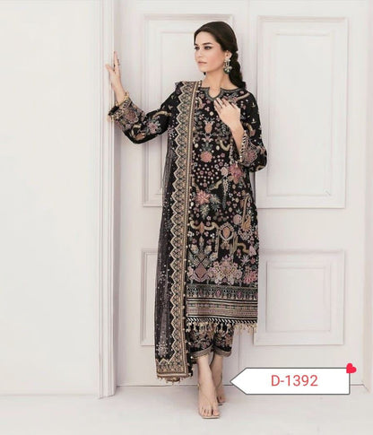 Baroque Heavy Embroidered Addawork