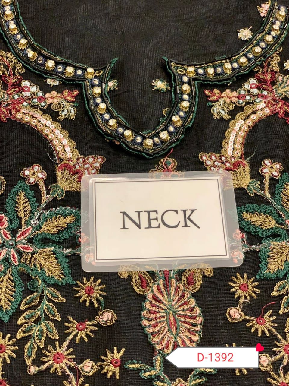 Baroque Heavy Embroidered Addawork