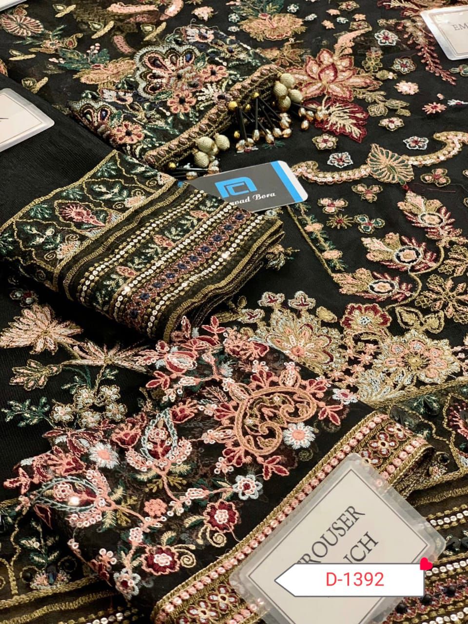 Baroque Heavy Embroidered Addawork