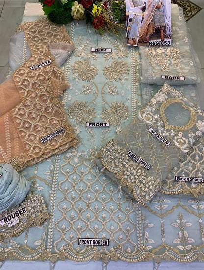 :AGHA NOOR  FABRIC DETAILS