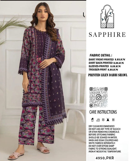 3pc SAPHIRE  BRAND