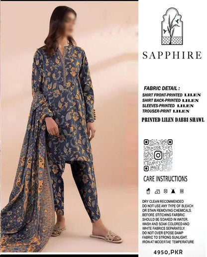 3pc SAPHIRE  BRAND
