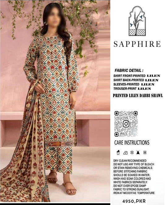 3pc SAPHIRE  BRAND