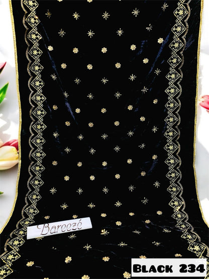 Winter Velvet Shawls