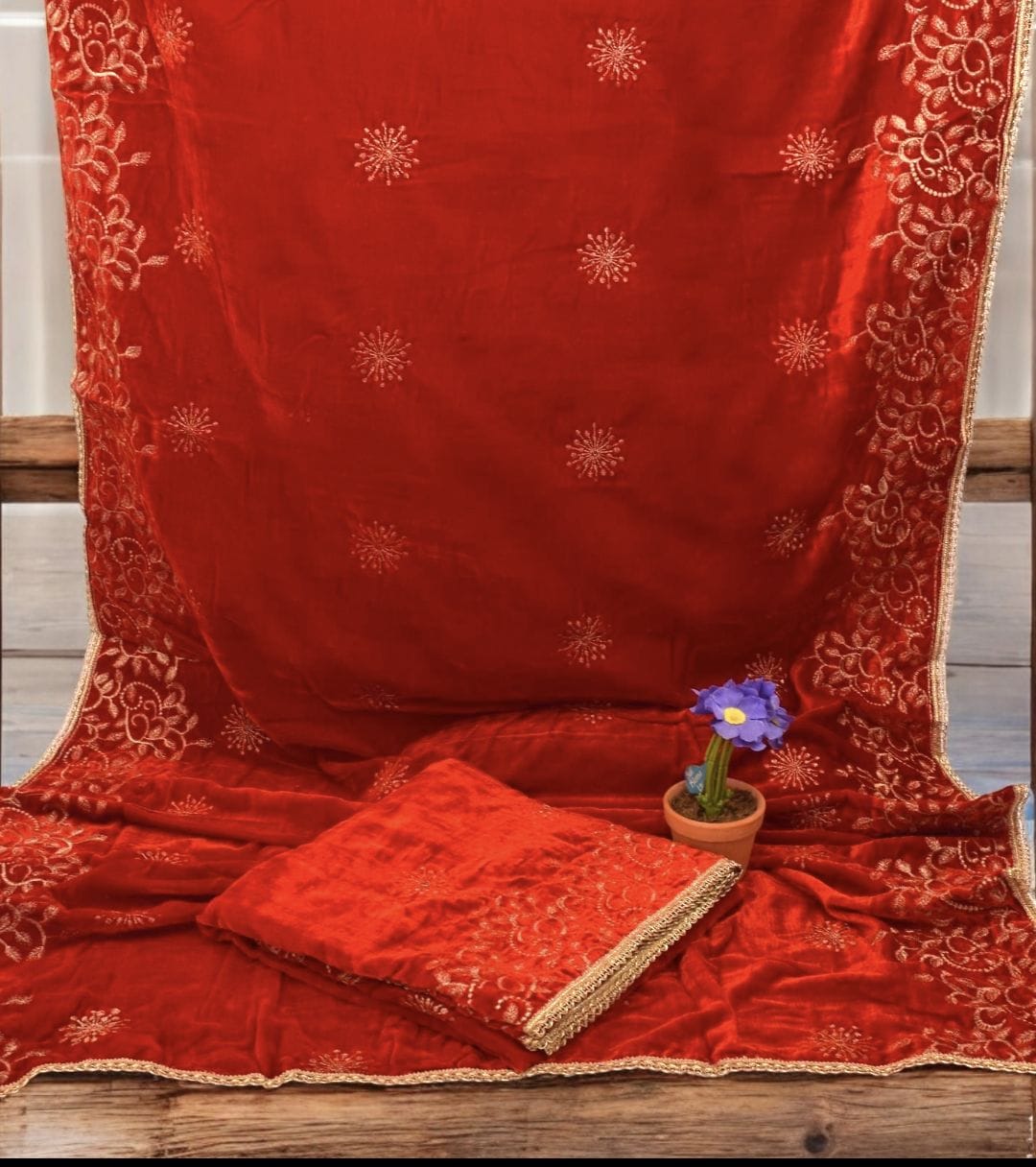 Winter Velvet Shawls