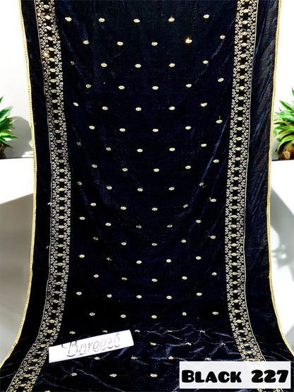 Winter Velvet Shawls