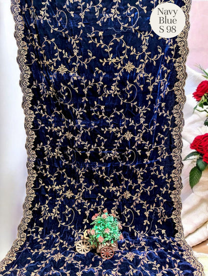 Winter Velvet Shawls