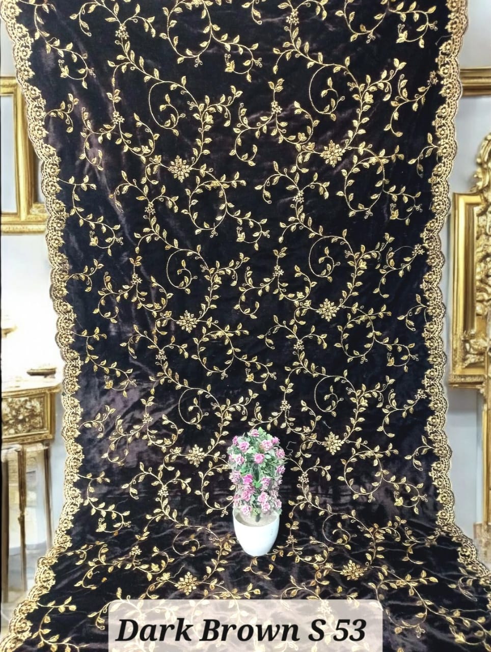 Winter Velvet Shawls