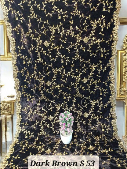 Winter Velvet Shawls