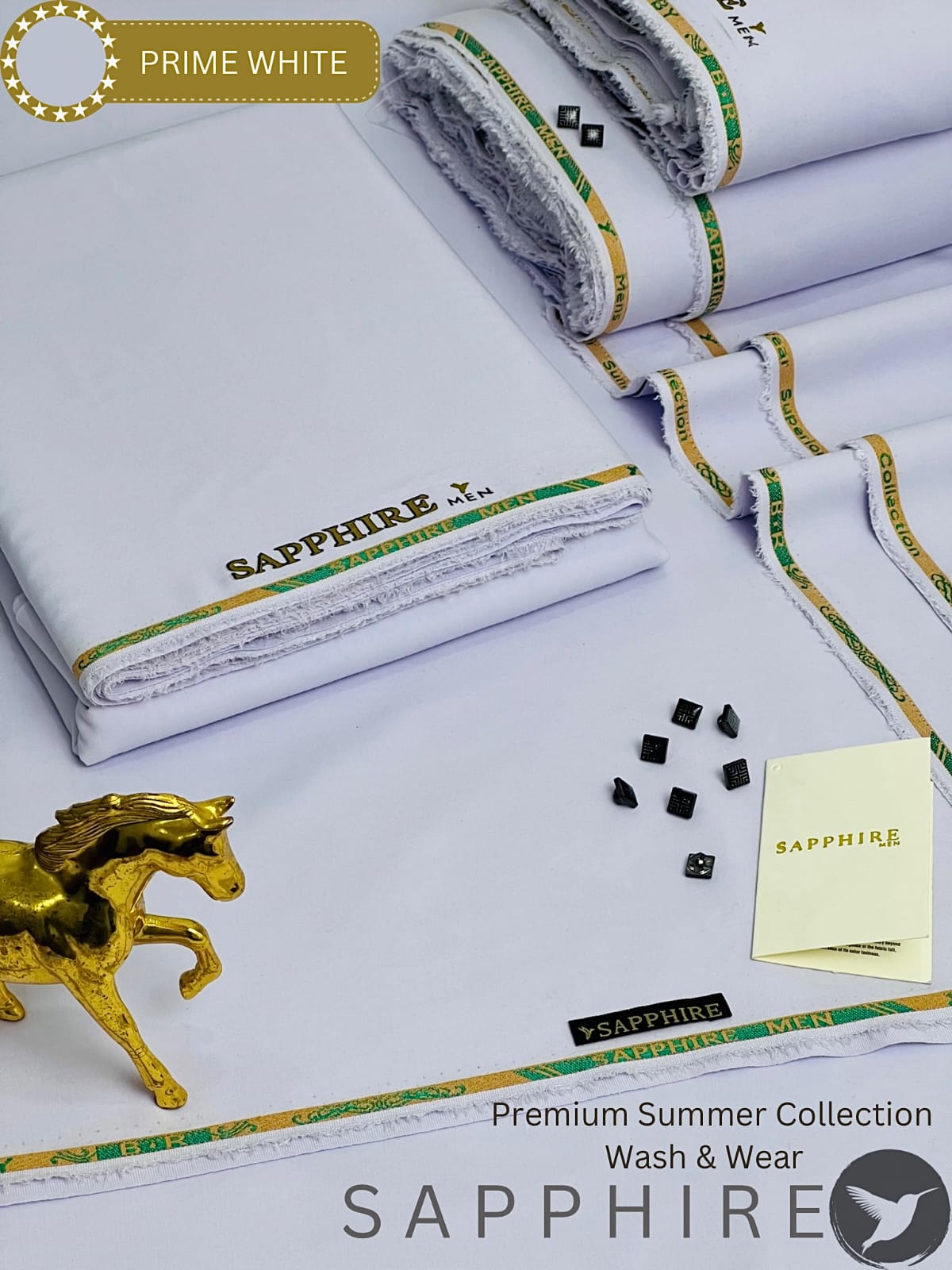 man 🇸 🇦 🇵 🇵 🇭 🇮 🇷 🇪  ( TANA BANA ) Wash'n Wear Fabric  Soft & Superb SUMMER COLLECTION FABRIC