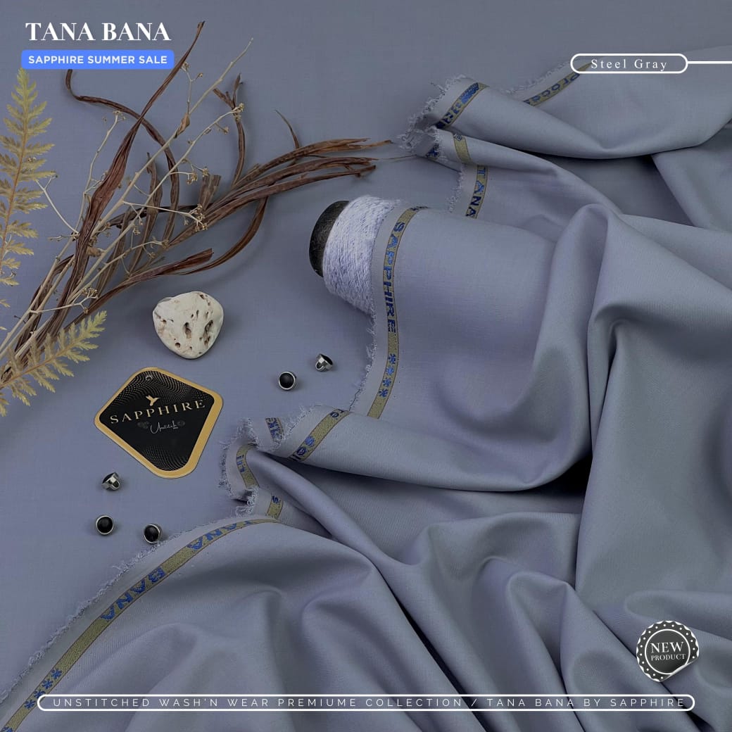 man 🇸 🇦 🇵 🇵 🇭 🇮 🇷 🇪  ( TANA BANA ) Wash'n Wear Fabric  Soft & Superb SUMMER COLLECTION FABRIC
