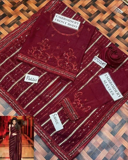 sarri MARAI.B Chiffon Saree