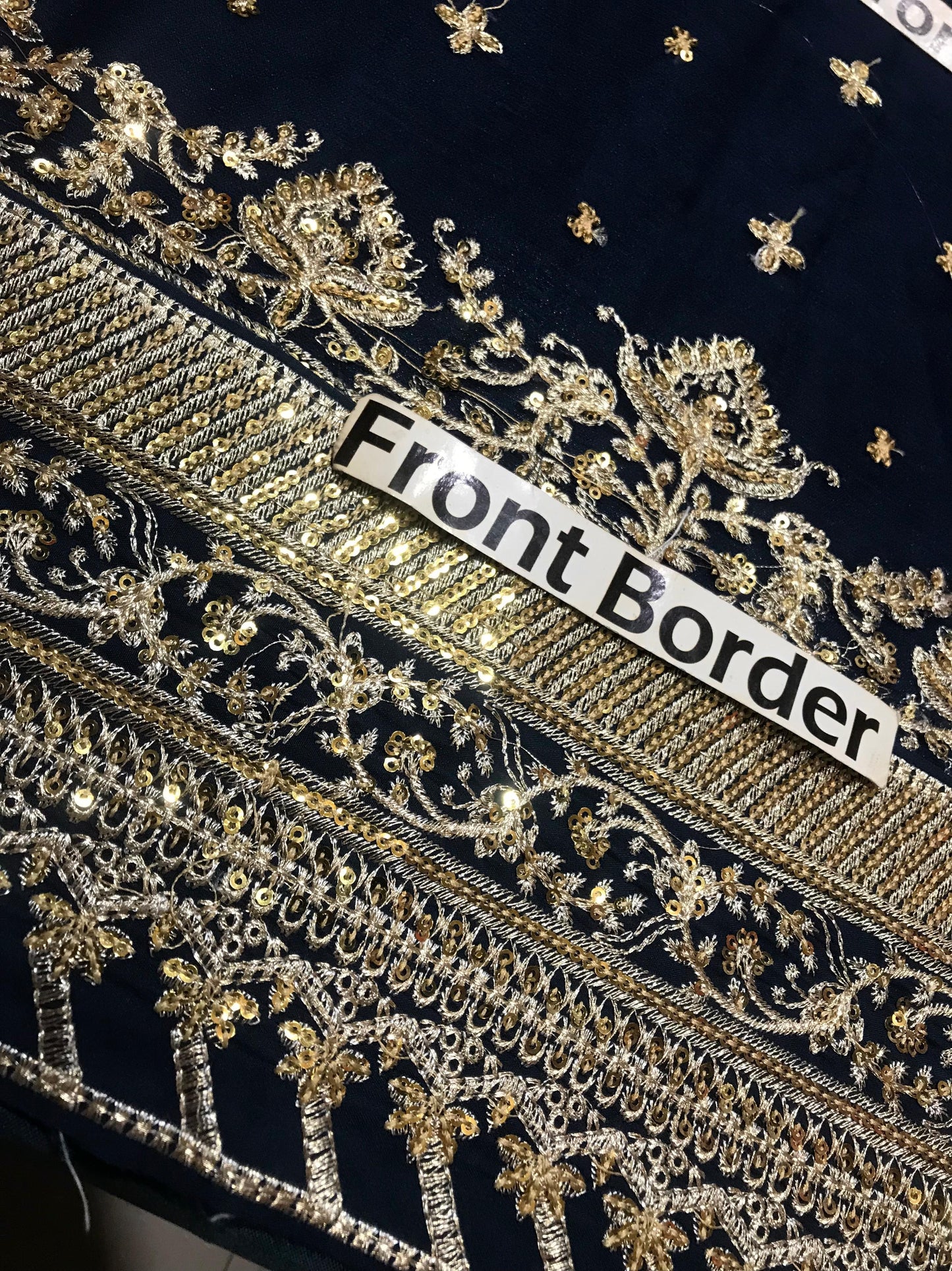 Asim jofa Chiffon Embroidered Unstitched