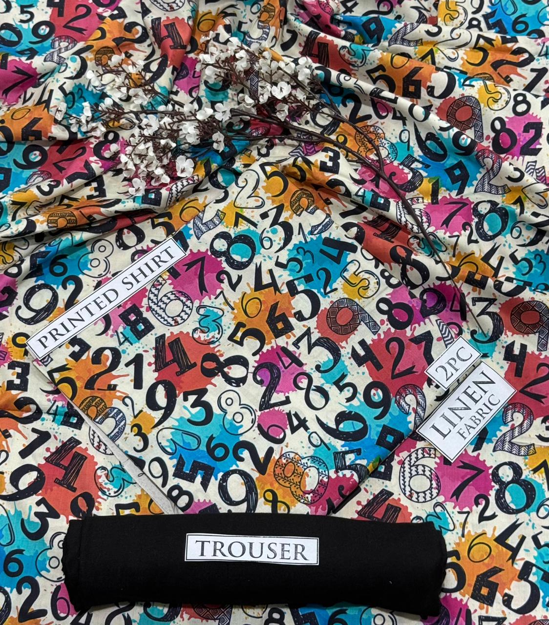 2pc  LINEN PRINTED COLLECTION