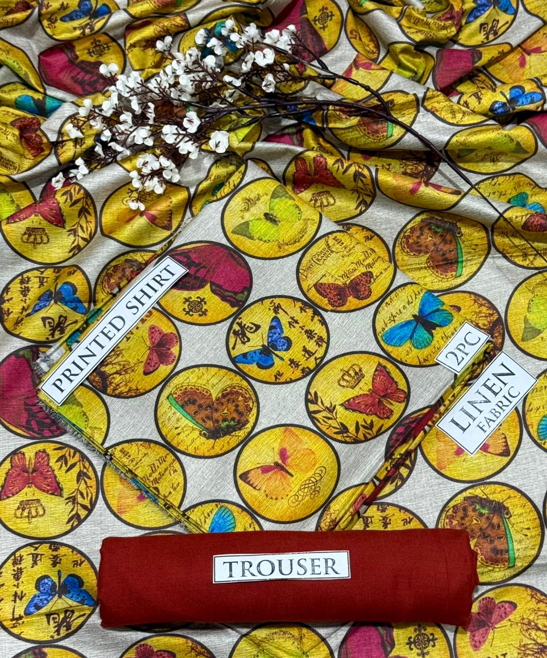 2pc  LINEN PRINTED COLLECTION