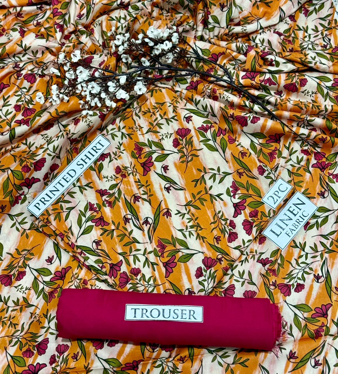 2pc  LINEN PRINTED COLLECTION