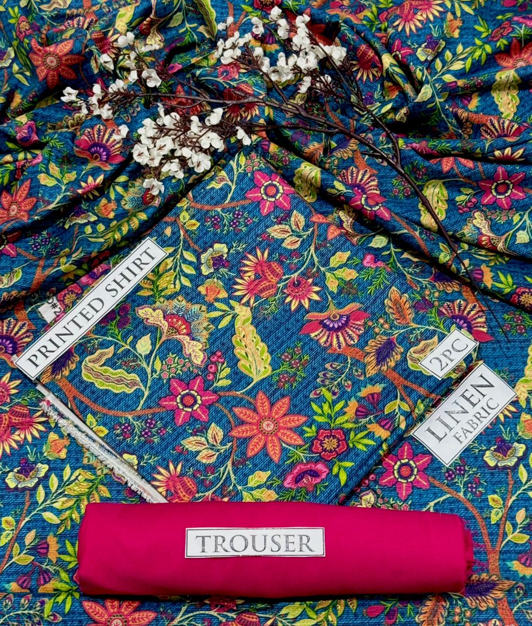 2pc  LINEN PRINTED COLLECTION