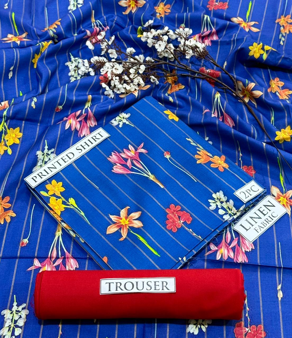 2pc  LINEN PRINTED COLLECTION