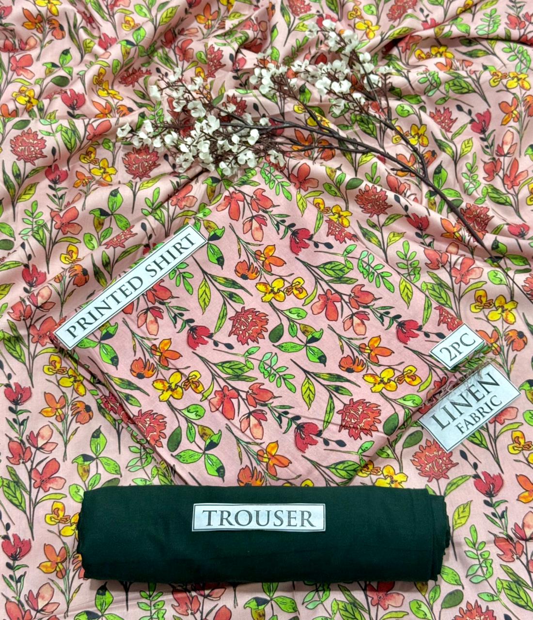 2pc  LINEN PRINTED COLLECTION