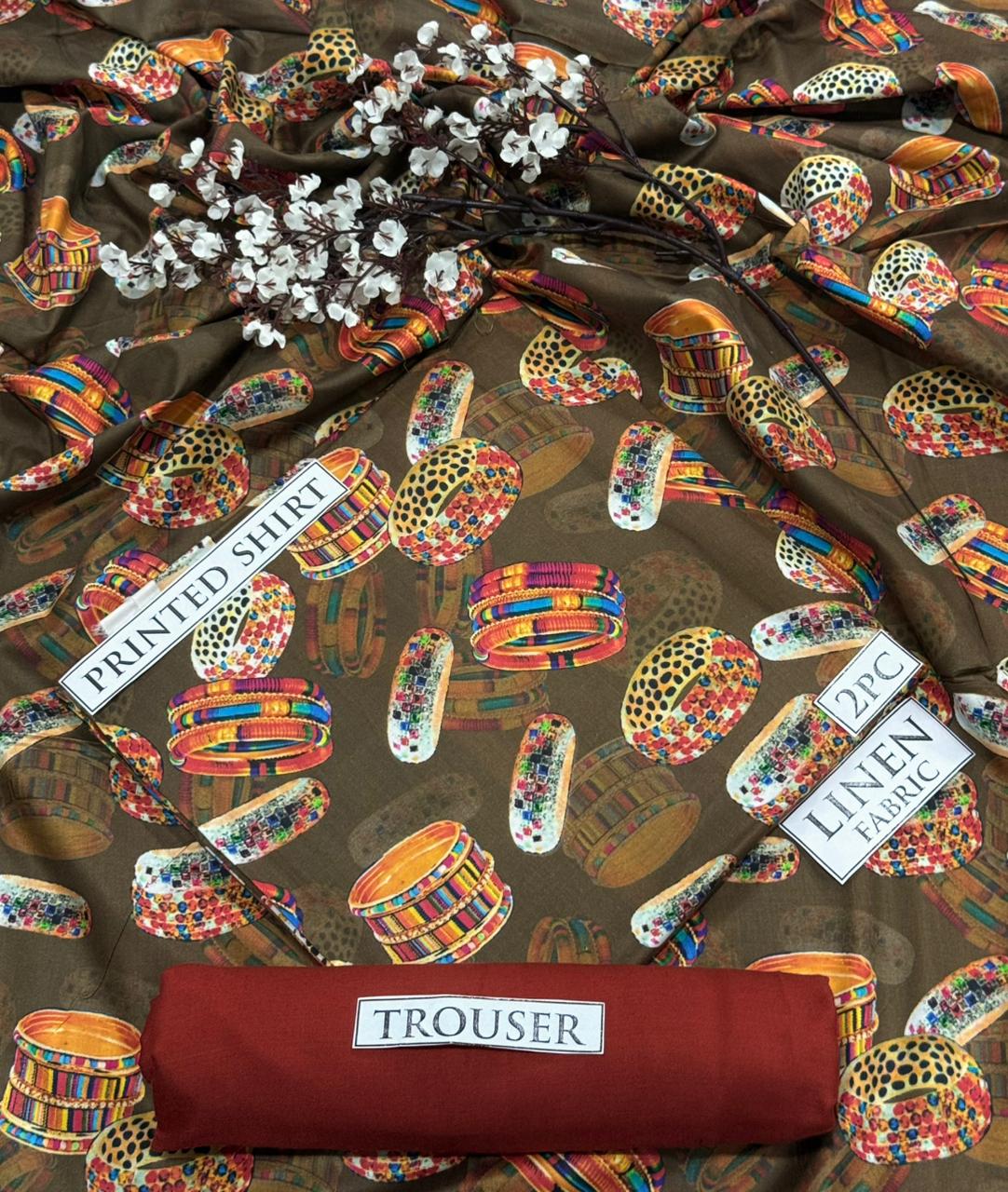 2pc  LINEN PRINTED COLLECTION