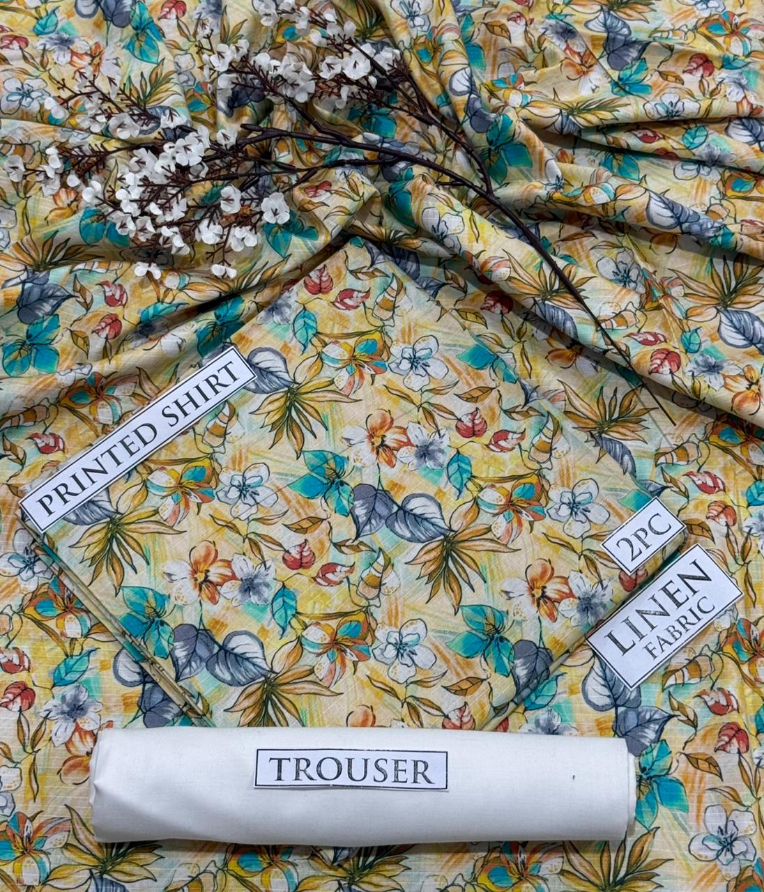 2pc  LINEN PRINTED COLLECTION